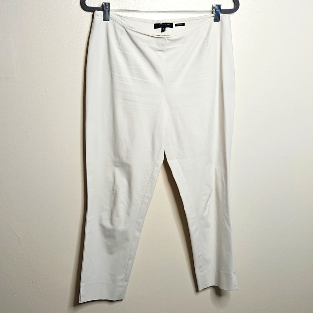 Lafayette 148 New York Off White Ankle Pants/ Size 8